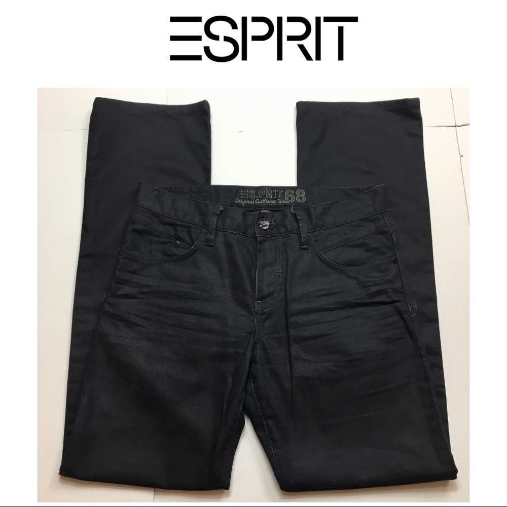 Esprit Straight fit Black light coated dark wash